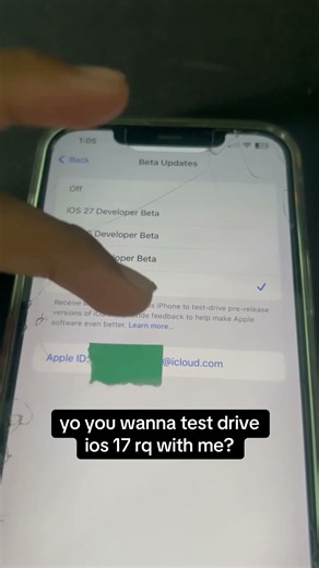 ima go update rn cya on 17 beta* #apple #ios17 #2023 #phone #tech
