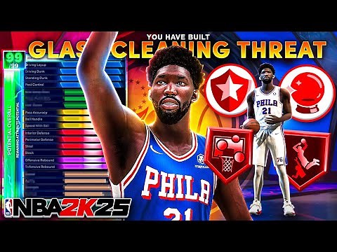 THE BEST CENTER BUILD IN NBA 2K25! *THIS NBA 2K25 BIG MAN BUILD IS A DEMI GOD IN NBA 2K25*
