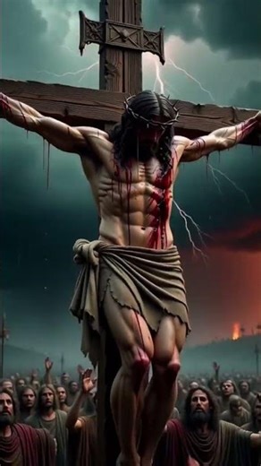 This day Jesus died on the cross ✝️ #crucifixion #crucified #jesus #oracão #dios