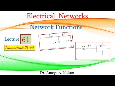 Lecture 61 Network Functions: Numerical 01-04