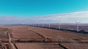 Baie d'énergie éolienne renouvelable 4k : vidéo de stock (100 % libre de droit) 3413506869 | Shutterstock