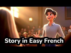Master French presentation vocabulary to impress classmates with this story