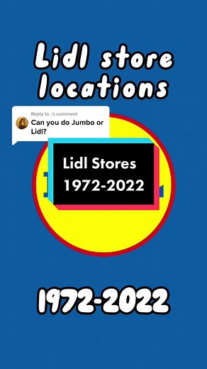 Lidl Countries of Operation in Europe 1972-2022