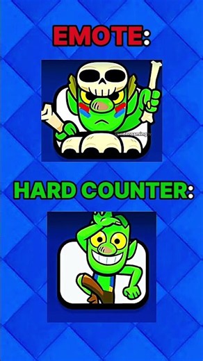 Perfect Emote Counters in Clash Royale 💀 #clashroyale #shorts