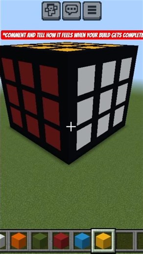 Rubik's 🥶💀cube in Minecraft☠️ #minecraft #viral #games #gameplay