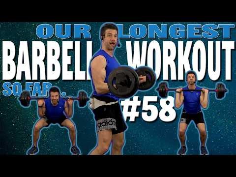 Barbell Workout For The Entire Body | Famous Songs | Let's Move Strength #58