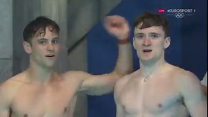 The pressure, then the performance 💯 An incredible final dive to deliver gold. 🎥 @Eurosport | Team GB