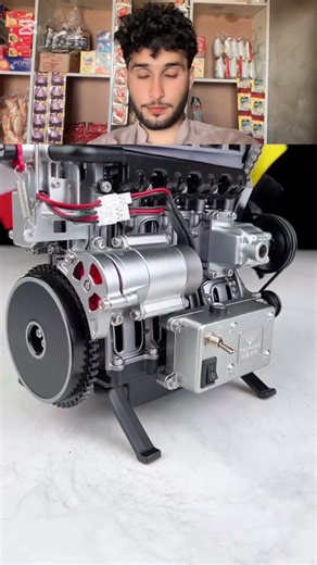 Mini Engine Build – Powerful Small Mechanical Machine 🔧 #mechanicalwork #miniengine #mechanic