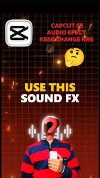 : Apne Shorts Mein "PRO" Audio Effect Kaise Lagayein? 🎧 (Sirf 42 Seconds Me!)