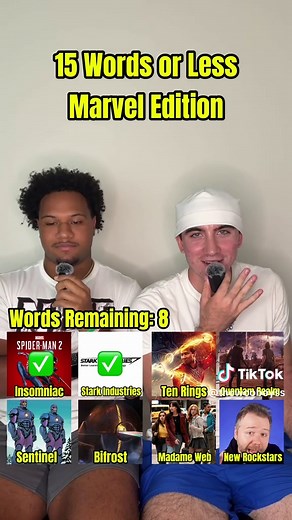 Spider-Man & Thor: A 15-Word Marvel Challenge