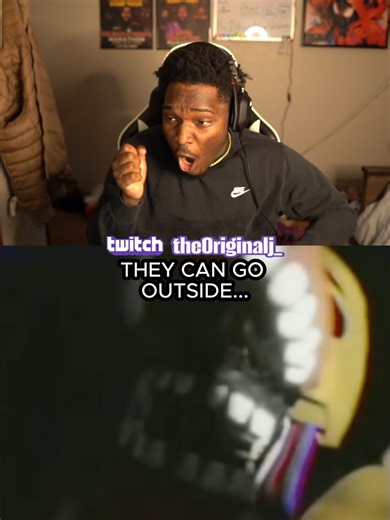 Twitch: theoriginalj_ #viral #fnaf #horror #theoriginalj #fypp #reaction