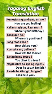 243K views · 2.5K reactions | #education #TagalogEnglish #vocabulary #learning #educational #English #basicenglish #basic #filipino #englishteacher | Learning Tagalog English Translation | Facebook