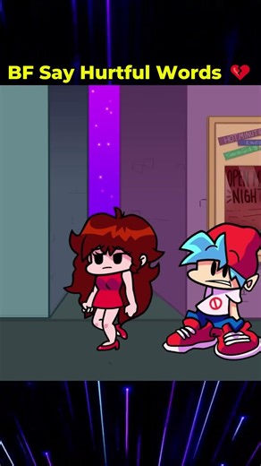 BF Say Hurtful Words 💔 [FNF Animation] #fnf #fridaynightfunkin #shorts