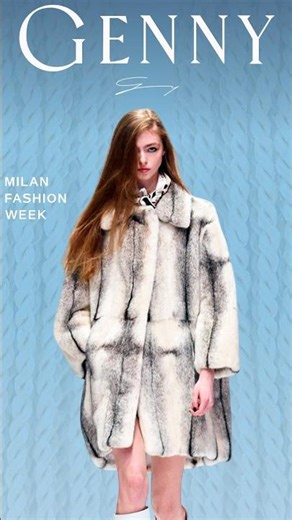 GENNY Milan Fashion Week SHORT VERTICAL RUNWAY SHOW | Fall/Winter 2025/26