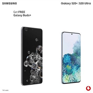 Experience the phone that changes mobile, Samsung Galaxy S20 |S20 Ultra & get FREE Galaxy Buds valued at R2999 | Vodacom