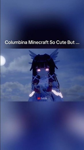Columbina in Minecraft: So Cute But… 😱 #genshin #genshinimpact #minecraft