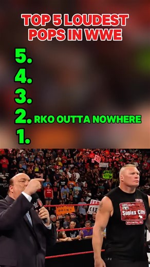Top 5 Loudest Pops in WWE History