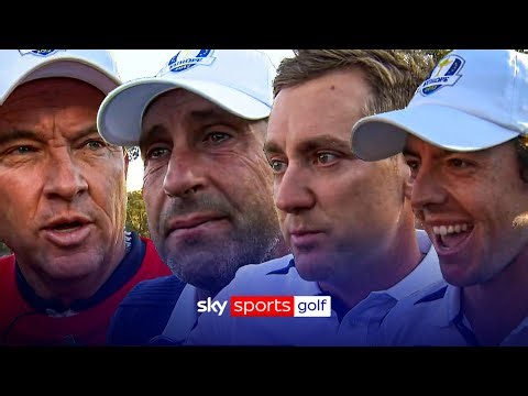 MIRACLE at Medinah! McIlroy, Poulter & more react to a dramatic Ryder Cup final day in 2012 😱