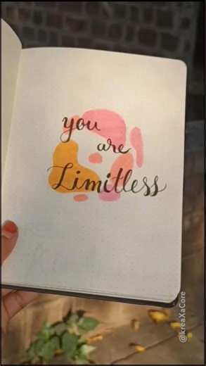 “You Are Limitless ✨ | Calm ASMR Bullet Journal Tutorial” #shorts