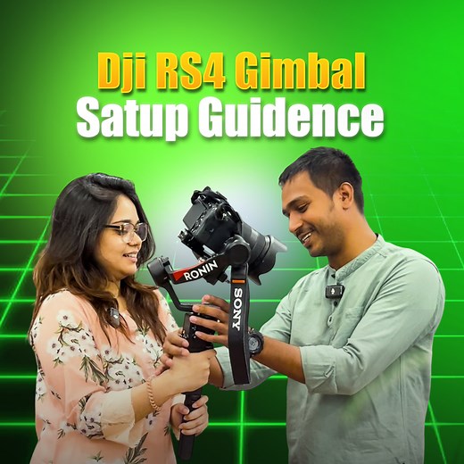 Dji RS4 Gimbal Setup Guidance #DJIRS4 #gimbal #guide #shooting #videography | Sujan Ahammed