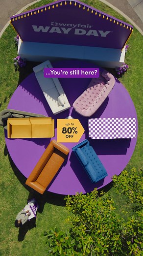 Winning this game: hard. Scoring great deals on WAY DAY: easy 🏆 Save up to 80% off furniture, decor, and MORE through April 28! | Wayfair