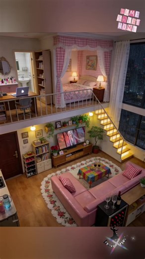 A Cozy Loft for Minimalist Warm Living