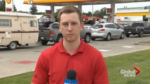 Low prices, long lines at Claresholm pumps