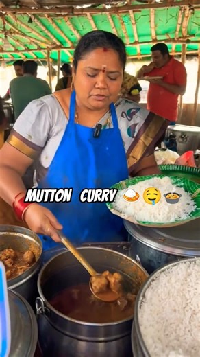 mutton curry and viral aunty 🍛🤤🍲 #food #mutton #muttoncurry #shorts #shortvideo