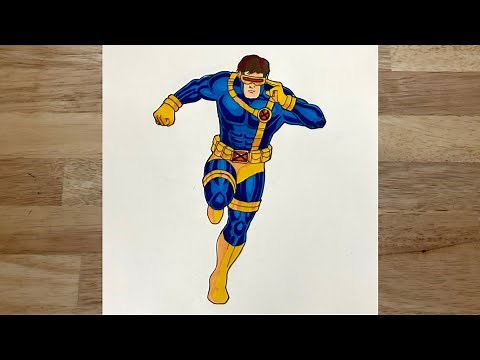 How to draw Cyclops | X-MEN 97