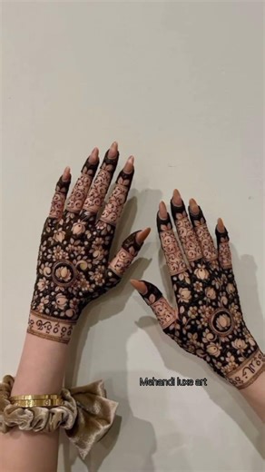 Beautiful Mehndi Design ✨🪷 Easy & Aesthetic Hand Art 💚