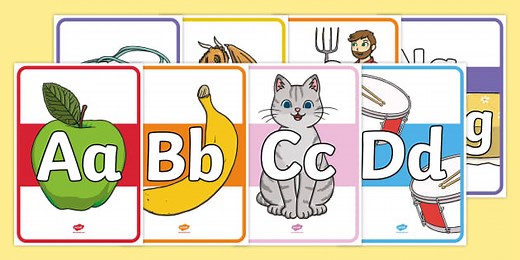 A4 Welsh Letters Alphabet Display Posters