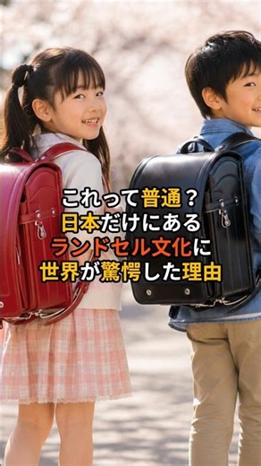 これって普通？日本だけにあるランドセル文化に世界が驚愕した理由 #海外の反応 #子ども文化＃ランドセル