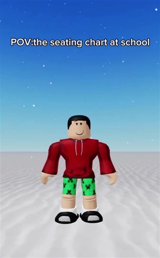 POV:the seating chart at school #fypシ #roblox #school