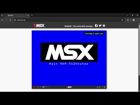 MSX Game Programming in C Language Part 01
