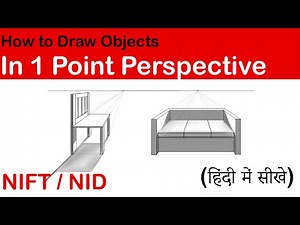#2 Learn How to Draw objects In one point Perspective
