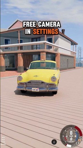 BeamNG Tips & Tricks No.2 🤩 Smooth Cam #shorts