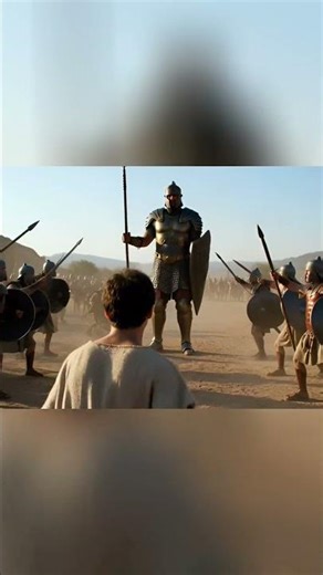 Giant Warrior Challenges Army | Young David Defeats Goliath