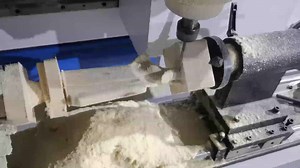 How to Make a Wooden Gun Stock Using a CNC Router's Rotary Device Mob/Whatsapp: +86-15315313605 #cnc #woodworking #gunstock | CNC Router | Facebook