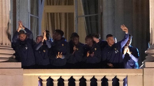 The French World Cup squad has been welcomed home