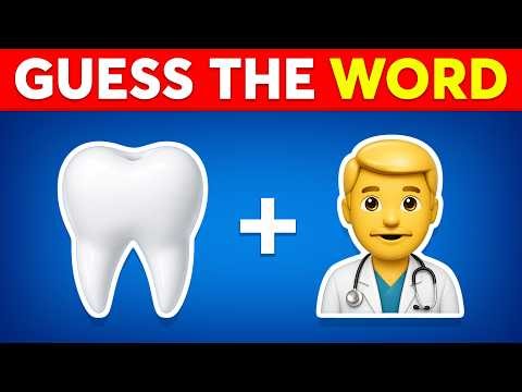 Can you Guess the WORD by Emojis? 🤯 Tricky Emoji Quiz Game | 67 Words