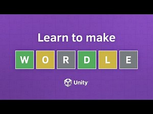 How to make Wordle in Unity (Complete Tutorial) 📚✏️