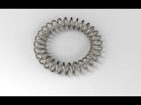 #Solidworks Tutorial - Circular Spring Tutorial