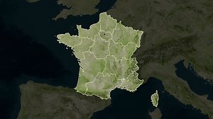 France Map Solid Regions Satellite Stock Footage Video (100% Royalty-free) 3637150717 | Shutterstock