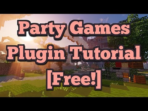 Minecraft Party Games [Free!] | Minecraft Plugin Tutorial | Arcade Games