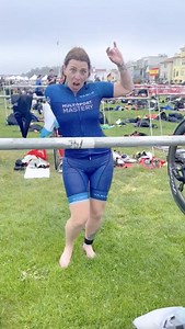 194K views · 2.4K reactions | Triathlon transitions - where we're all tri-ing our best to stay afloat!  [Video description: A person with an upper arm difference preparing gear mid-triathlon.] | Challenged Athletes Foundation | Facebook