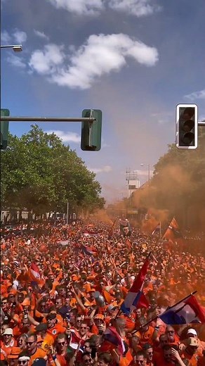 Dutch Fans Take Over the Streets Singing During Euro 2024 Qualifiers