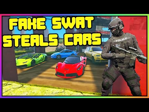 GTA 5 RP - FAKE SWAT ROBS CAR DEALERSHIPS