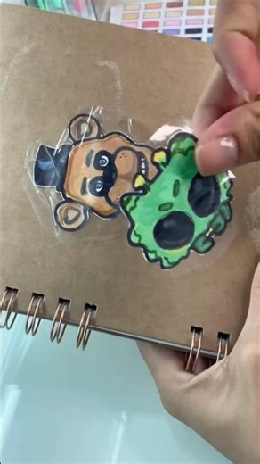 ALIEN STICKER #art #shortvideo #drawing