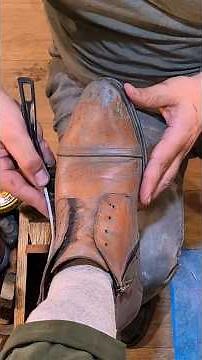 🥵See How I Bring This OLD Shoe Back to LİFE 🥵🔥 #asmr #satisfying #restoration