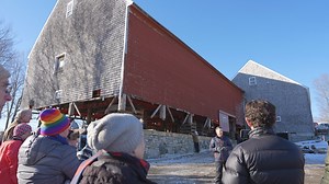 Maine Shaker village restores historic barn from 1830